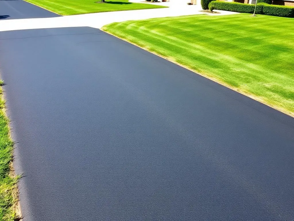 Driveway resurfacing — after