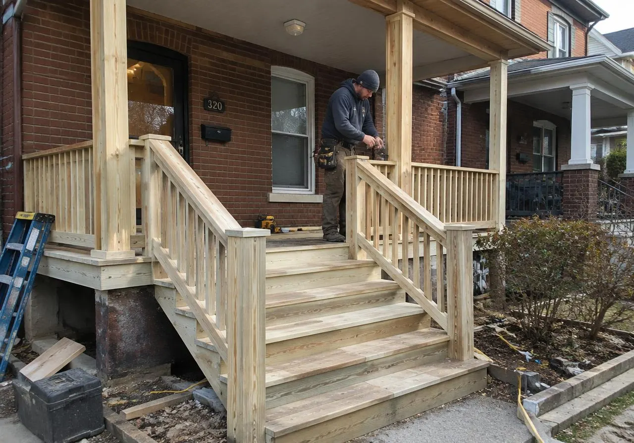 Porch & Exterior Repairs by Elite Construction
